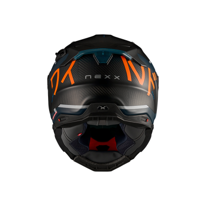 Helmet NEXX X.WST3 MANGA ORANGE/BLUE MATT