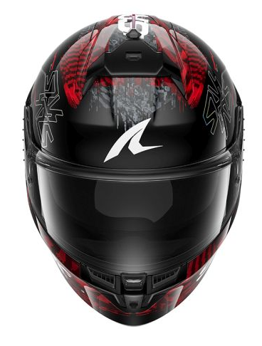Каска SHARK SKWAL CUP SPEED-VIB BLACK/RED/SILVER