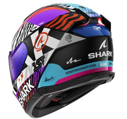 Каска SHARK SKWAL i3  SPEED-FANCY BLACK/ORANGE/PURPLE/WHITE