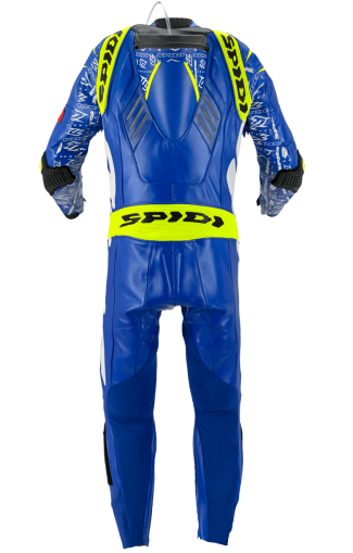 Δερμάτινο μηχανισμό moto με SPIDI TRACK REPLICA EVO BLUE/YELLOW camber