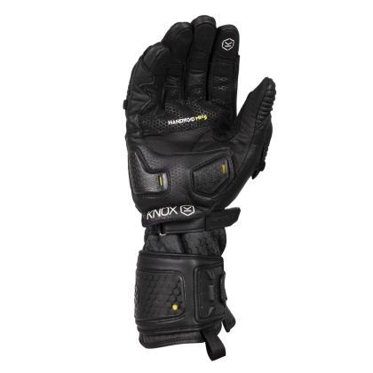 Mănuși din piele KNOX Handroid All Black Mk5