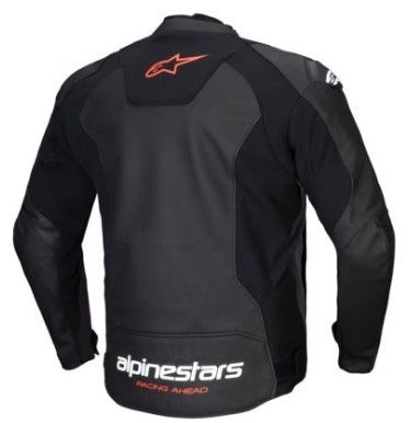 JACHETA MOTO PIELE ALPINESTARS Faster V3 NEGRU/ROSU