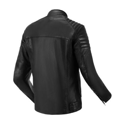 Geaca de piele de motociclete SECA WANTED II BLACK