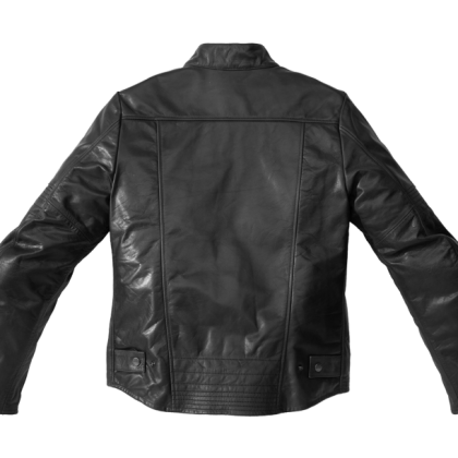 Geaca din piele motociclete SPIDI GARAGE BLACK