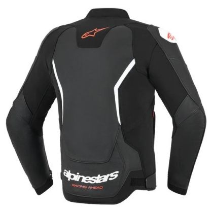 Geacă de piele ALPINESTARS GP FORCE V2 BK/WHT