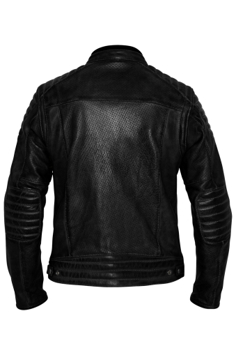 Кожено яке JOHN DOE STORM PERFORATED BLACK