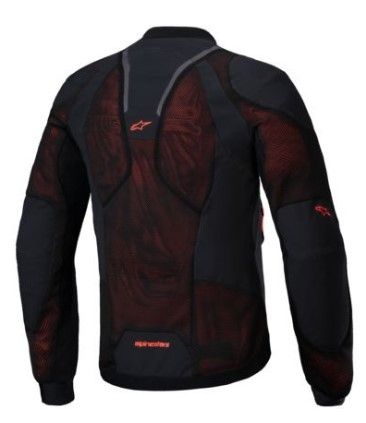 Summer motorcycle jacket ALPINESTARS TROOP-AIR PRO BLACK/RED