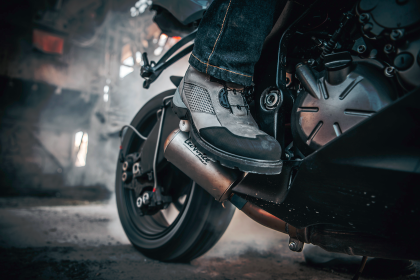 Moto μπότες ICON STORMHAWK GREY