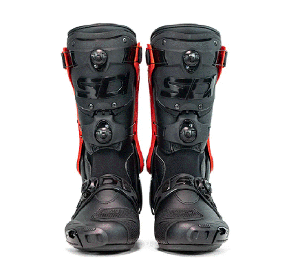 Μπότες μοτοσικλέτας SIDI REX ΜΑΥΡΕΣ/ΚΟΚΚΙΝΕΣ