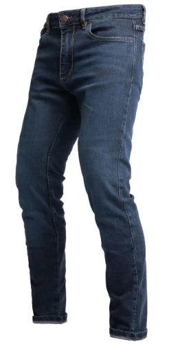 Blugi motociclisți JOHN DOE PIONEER MONO INDIGO BLUE LONG
