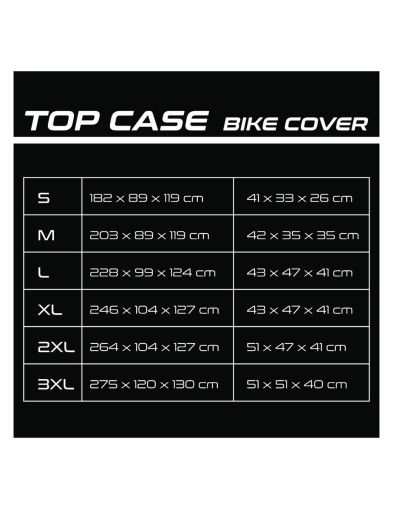 Мото покривало SECA COVER TOP CASE