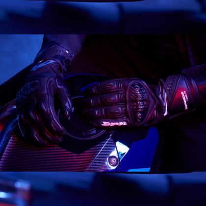 Mănuși moto SPIDI CARBO FIT GALBEN FLUO