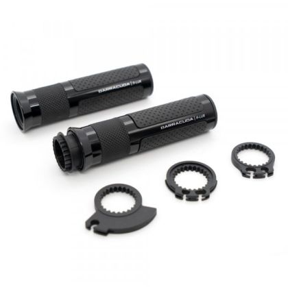 Manere motocicleta BARRACUDA B-LUX RACING GRIPS ALBASTRU