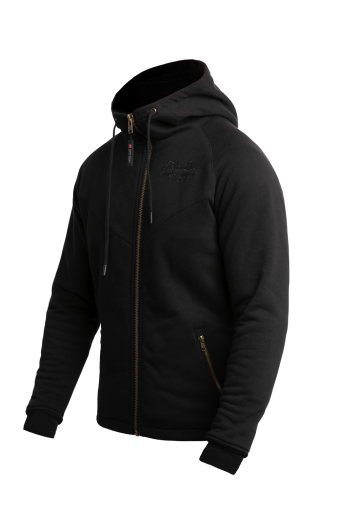 Motorcycle sweatshirt JOHN DOE HOOD XTM® V2 BLACK