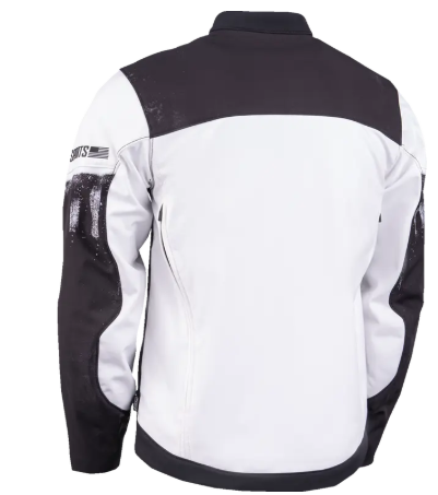 ICON Merc3™ ANOMALY WHITE Moto Jacket