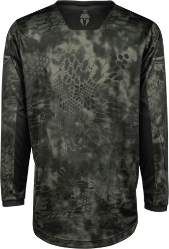 Tricou motocross FLY RACING F-16 Riding Kryptec S.E. - Gri mușchi/Negru