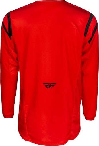 Tricou motocross FLY RACING Kinetic Center-Roșu/Negru 2025