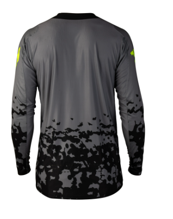 Motocross shirt FLY RACING Lite Flake - Grey/Hi-Vis/Black