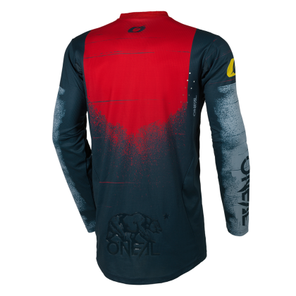 Tricou motocross O'NEAL HARDWEAR SWIPE BLEUMARIN/ROȘU