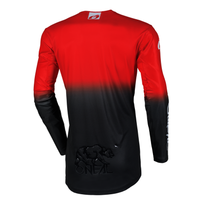 Tricou motocross O'NEAL MAYHEM HEXX NEGRU/ROSU V.25