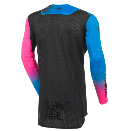 Tricou motocross O'NEAL PRODIGY FIVE SIX V.27 NEGRU/ROZ NEON