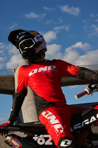 Motocross shirt ONE INDUSTRIES X-197 SCORCH RED