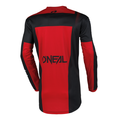 Bluză motocross O`NEAL ELEMENT RACEWEAR BLACK/RED V.25