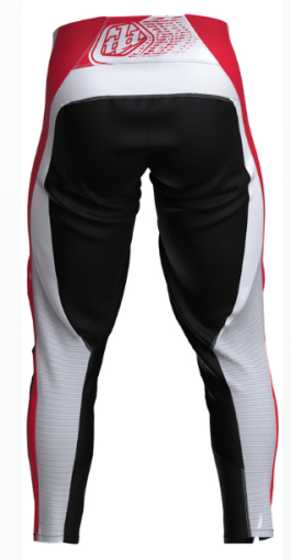 Παντελόνι Motocross TROY LEE DESIGNS GP Pro Frames - Λευκό/Κόκκινο