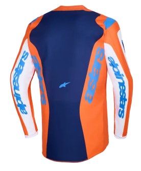 Motocross jersey Alpinestars FLUID GRID ORAN/BLUE