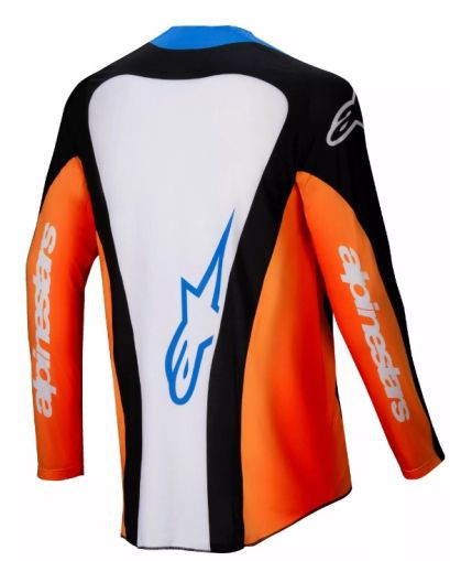 Motocross Jersey Alpinestars TECHSTAR MELT ORANGE/BLUE