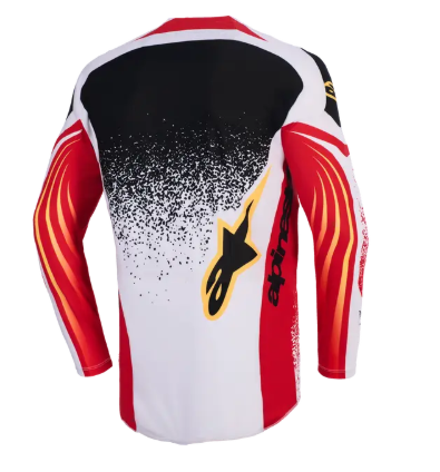 Motocross Jersey Alpinestars TECHSTAR NOMUR GRAY/RED/BLACK
