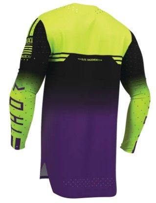 Motocross jersey THOR SPORTMODE GEO BK/PU