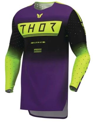 Motocross jersey THOR SPORTMODE GEO BK/PU