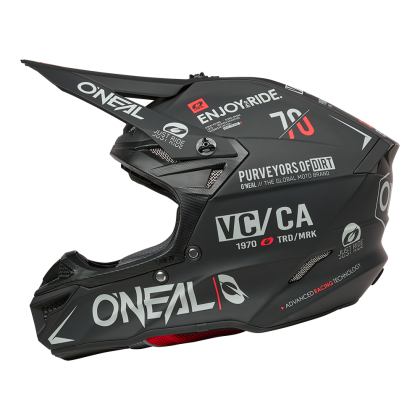 Cască motocross 5SERIES POLYACRYLITE BRAND NEGRU/GRI