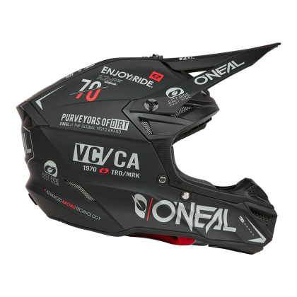 Cască motocross 5SERIES POLYACRYLITE BRAND NEGRU/GRI