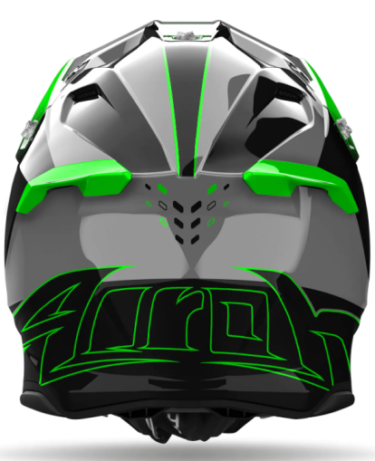 Casca motocross AIROH TWIST 3 SHARD GREEN GLOSS