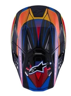 Мотокрос каска ALPINESTARS SM10 ERA BLUE/RED/YL
