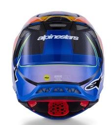 Мотокрос каска ALPINESTARS SM10 ERA BLUE/RED/YL
