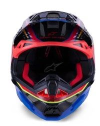 Мотокрос каска ALPINESTARS SM10 ERA BLUE/RED/YL