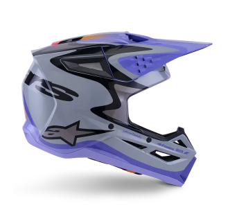 Κράνος Motocross ALPINESTARS SM3 JETTSON ΓΚΡΙ/ΜΙΖΟΥΡ/ΜΑΥΡΟ