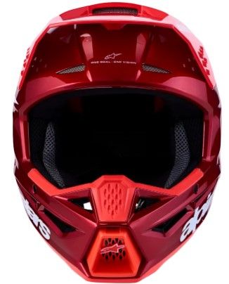 Κράνος μοτοκρός ALPINESTARS SM3 RADIUM ΚΟΚΚΙΝΟ/ΛΕΥΚΟ