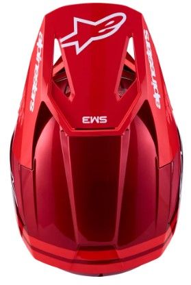 Κράνος μοτοκρός ALPINESTARS SM3 RADIUM ΚΟΚΚΙΝΟ/ΛΕΥΚΟ