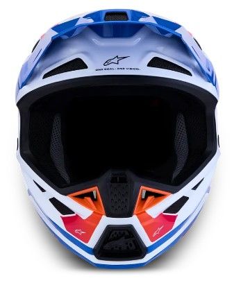 Κράνος ALPINESTARS SM7 CORE Motocross ΛΕΥΚΟ/ΜΠΛΕ/ΡΟΖ