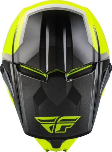 Motocross helmet FLY RACING Formula Kinetic Vision-Black/Hi-Viz
