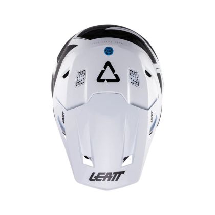 Motocross helmet LEATT Kit Moto 9.5 Carbon/White V26