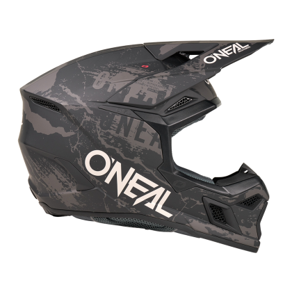 Motocross helmet O'NEAL 3SERIES ACID BLACK/GRAY V.27
