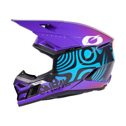 Motocross helmet O'NEAL 3SERIES NOVA PURPLE V.27