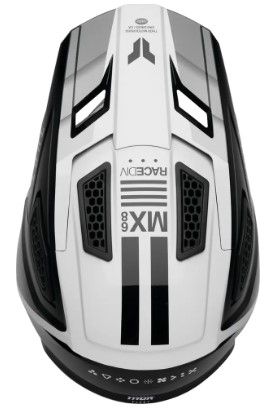 Cască motocross THOR FLEET DEFY NEGRU/ALB