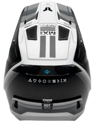 Cască motocross THOR FLEET DEFY NEGRU/ALB