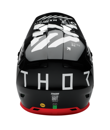 Casca motocross THOR REFLEX SPORT STRIKE BLACK/RED MIPS
